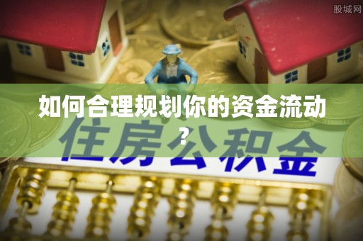 大武如何合理规划你的资金流动？