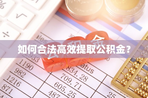 大武如何合法高效提取公积金？