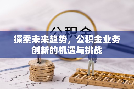 大武探索未来趋势，公积金业务创新的机遇与挑战