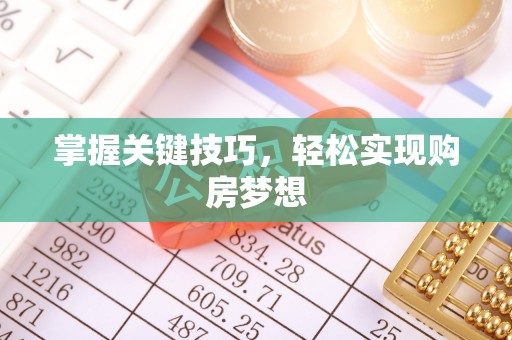 大武掌握关键技巧，轻松实现购房梦想