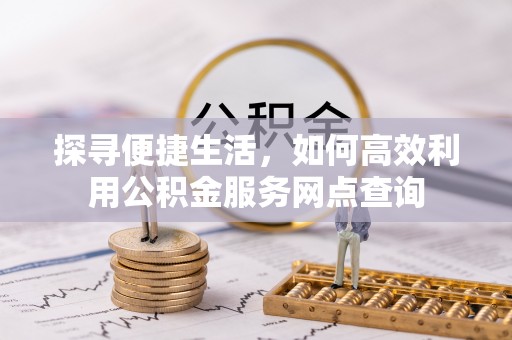 大武探寻便捷生活，如何高效利用公积金服务网点查询
