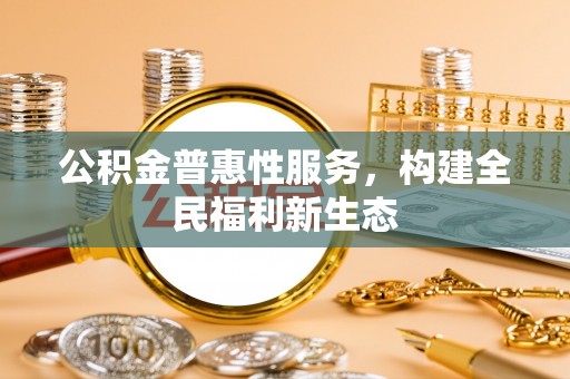 大武公积金普惠性服务，构建全民福利新生态