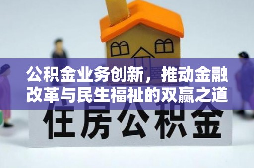 大武公积金业务创新，推动金融改革与民生福祉的双赢之道