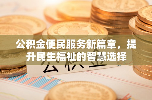 大武公积金便民服务新篇章，提升民生福祉的智慧选择