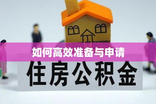 大武如何高效准备与申请
