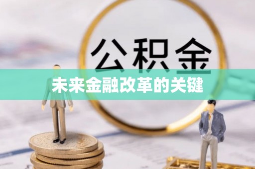 大武未来金融改革的关键