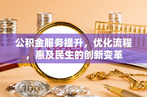 大武公积金服务提升，优化流程，惠及民生的创新变革