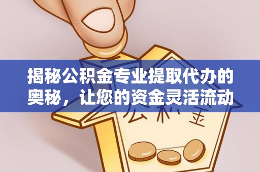 大武揭秘公积金专业提取代办的奥秘，让您的资金灵活流动