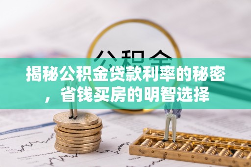 大武揭秘公积金贷款利率的秘密，省钱买房的明智选择