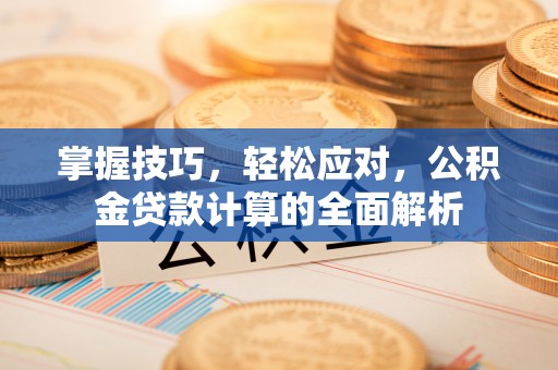 大武掌握技巧，轻松应对，公积金贷款计算的全面解析