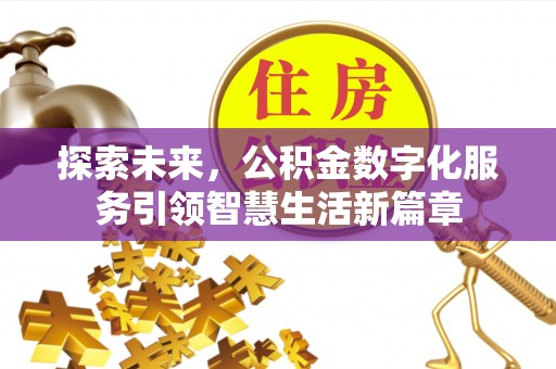 大武探索未来，公积金数字化服务引领智慧生活新篇章